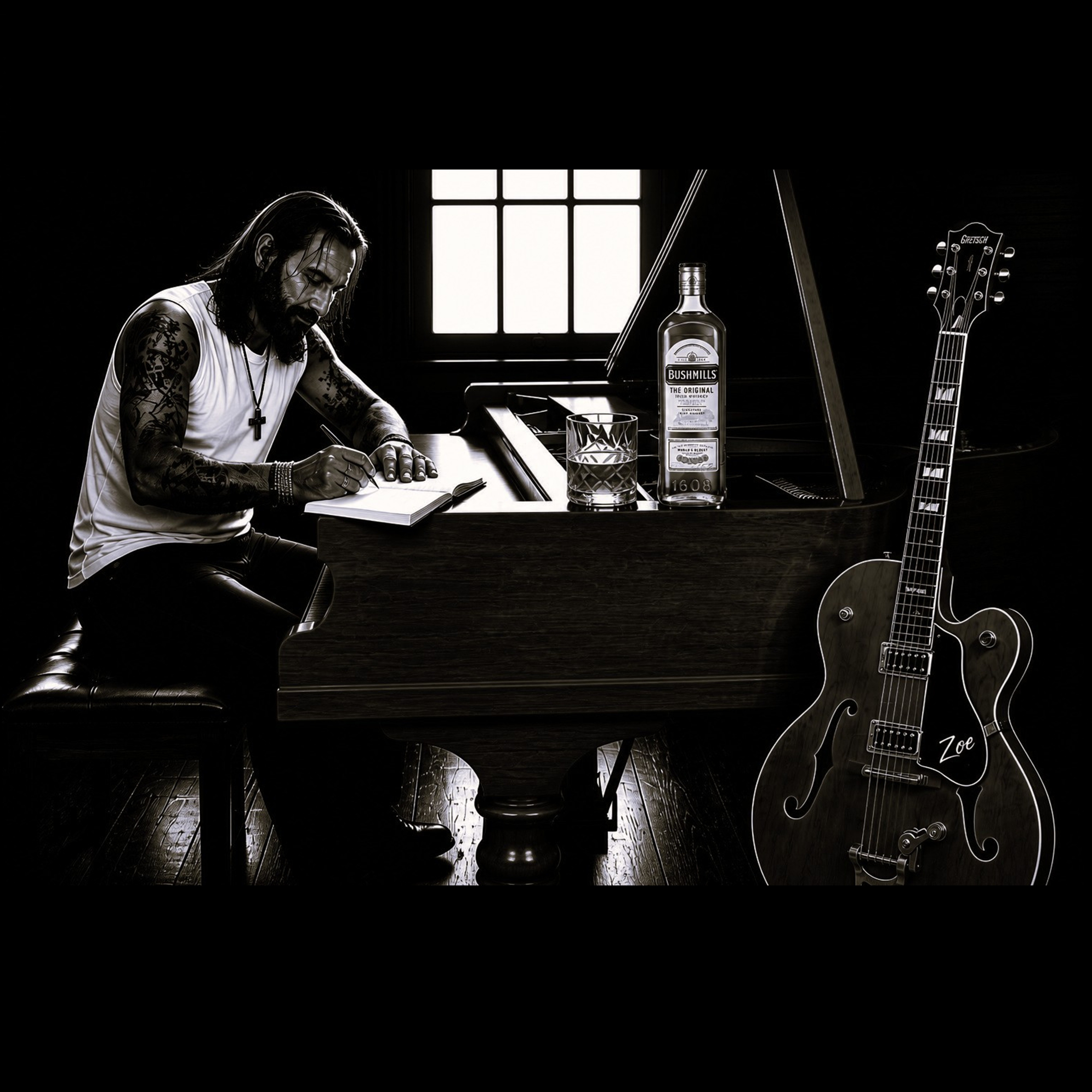 Keith Darley — Songwriter at the piano