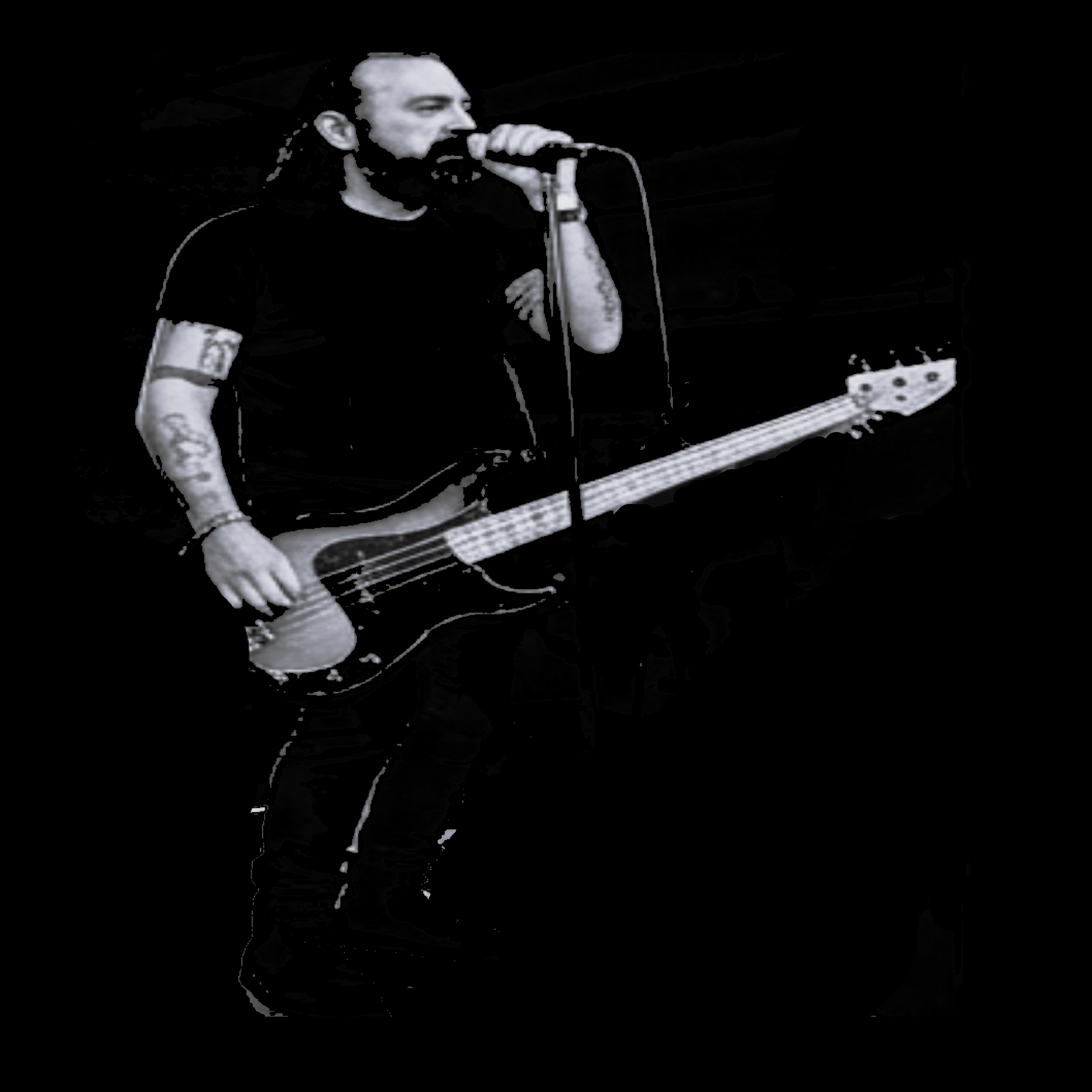 Keith Darley — Guitar, dynamic pose, Marshall amp