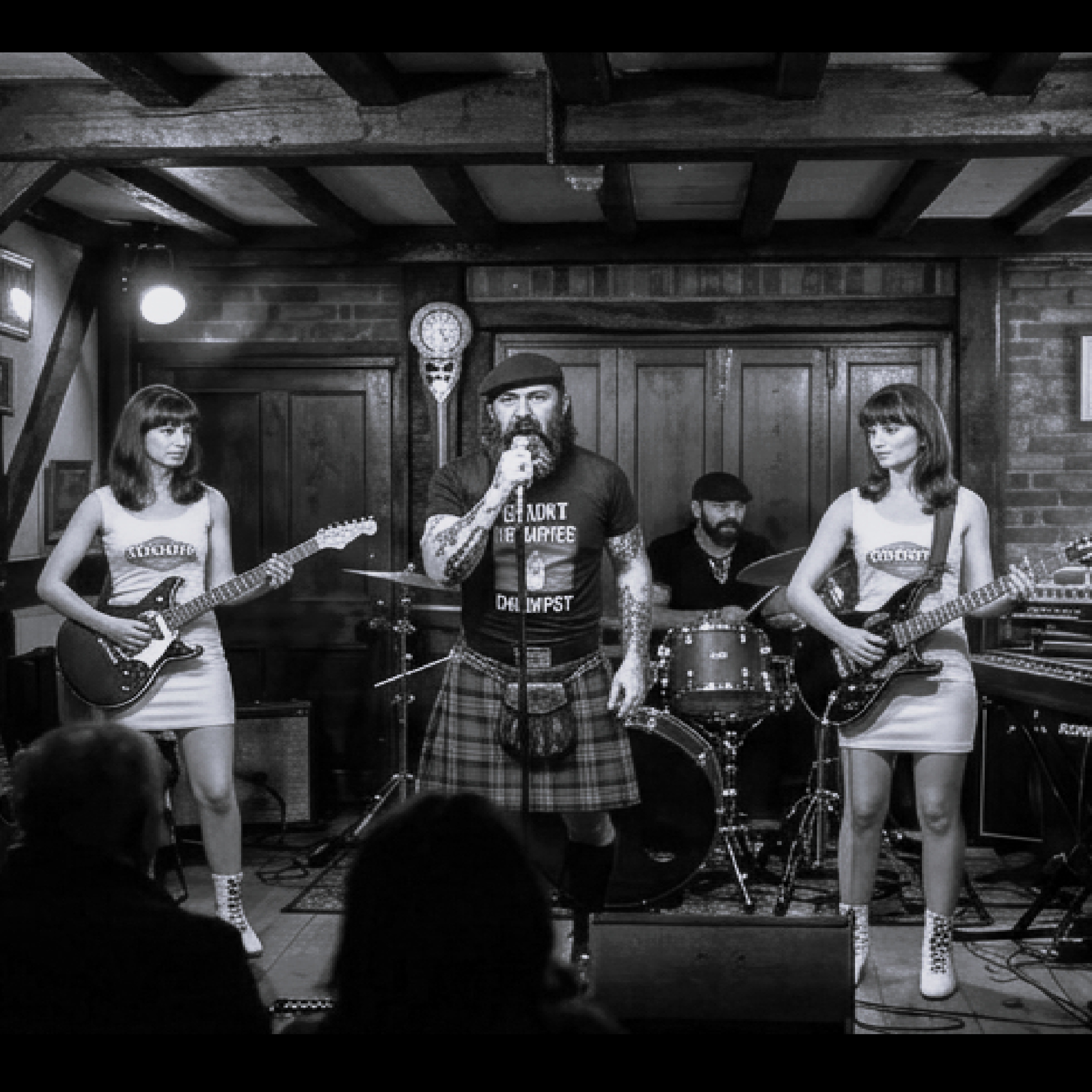 Crunt Crumpet and the Vegemites — Live on stage
