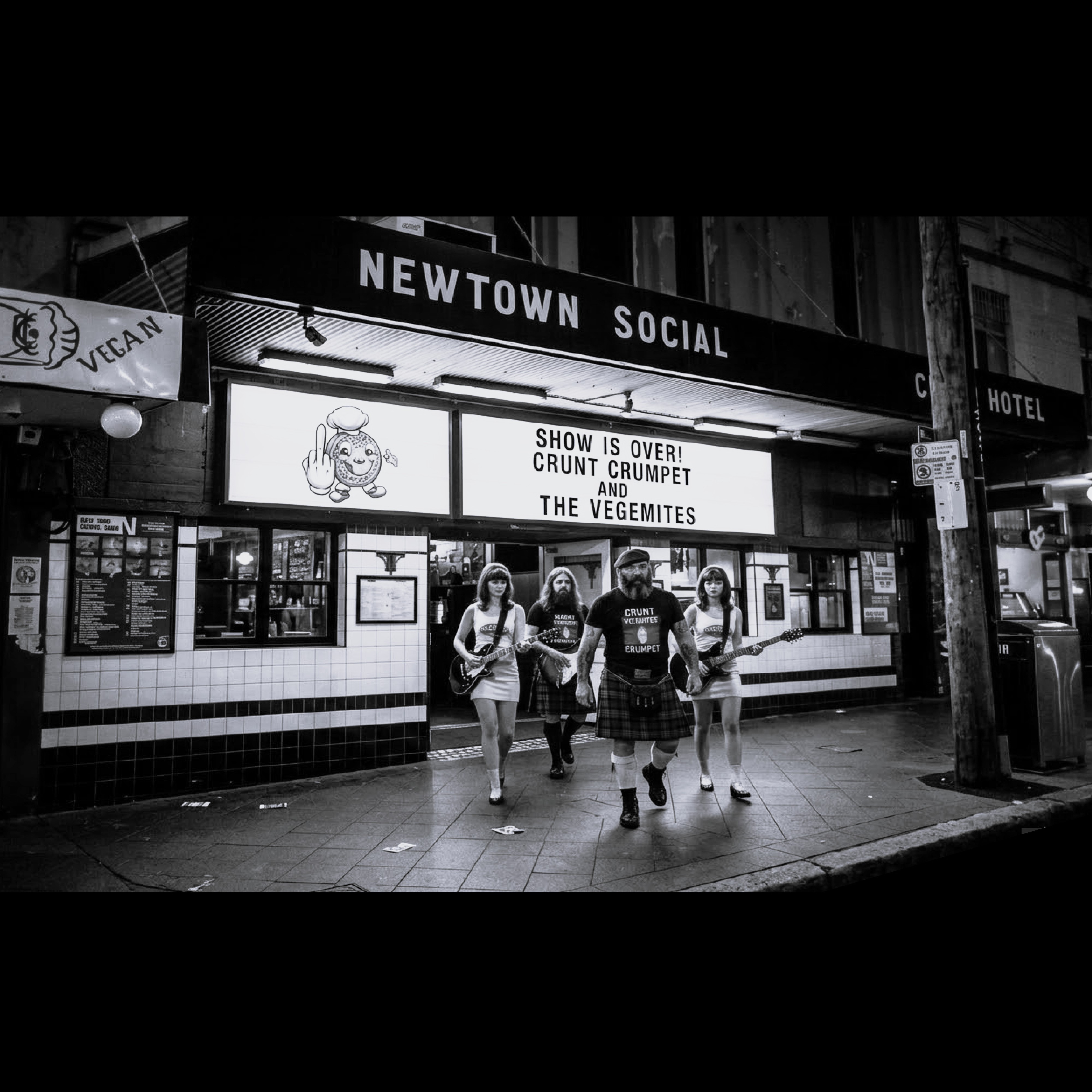 Crunt Crumpet and the Vegemites — Newtown Social Club, Sydney